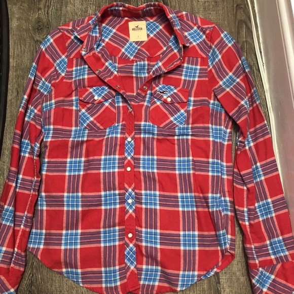 HOLLISTER FLANNEL - Picture 1 of 3
